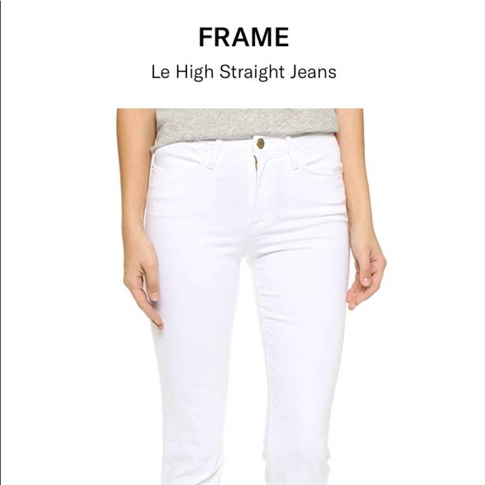 Frame Le High Straight Leg Jeans